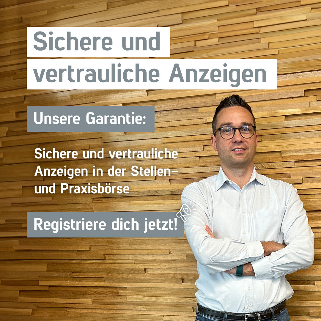 🔒 Sicher. Vertraulich. Für deine Zukunft.
Du planst eine Praxisgründung oder suchst nach dem perfekten Standort für deine zahnärztliche Karriere? Unsere Praxisbörse bietet dir:

✅ Sichere und vertrauliche Anzeigen – jede Anmeldung wird manuell geprüft
✅ Individuelle Beratung – unser erfahrenes Team unterstützt dich bei jedem Schritt.
✅ Hohe Reichweite – profitiere von unserem umfangreichen Netzwerk in der Dentalbranche.

Jetzt registrieren und den Grundstein für deine erfolgreiche Praxis legen!

#Praxisbörse #Zahnarztpraxis #Neugründung #Praxisübernahme #denttalents #HenrySchein #Zahnmedizin #Karrierestart #Vertraulichkeit #Sicherheit
